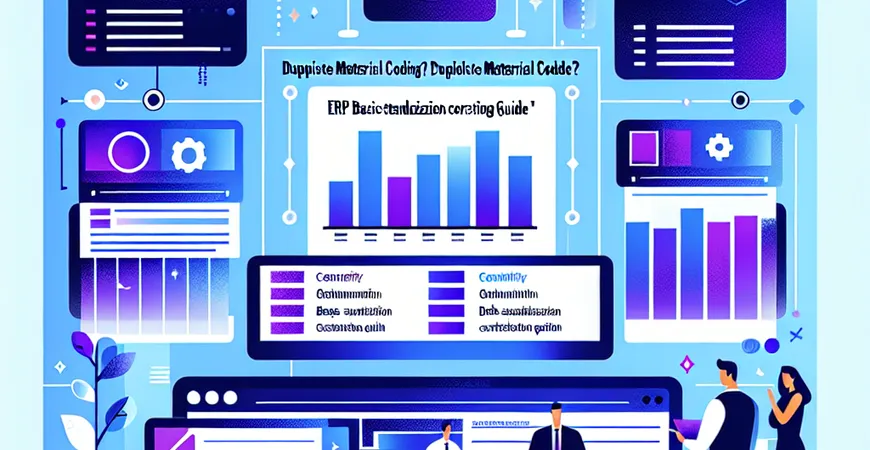  物料编码重复？ERP基础数据标准化建设指南  
